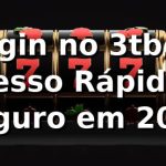 Login no 3tbet: Acesso Rápido e Seguro em 2026 🚀